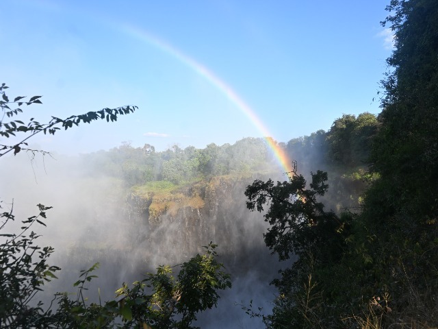 Victoria Falls Fälle Regenbogen